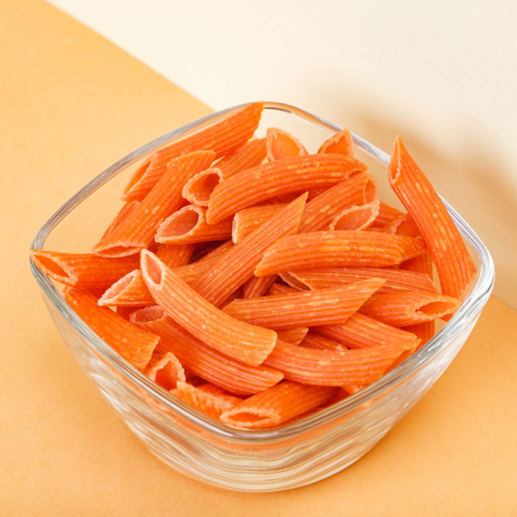 Petras Bio-Penne linte rosie si in auriu 2